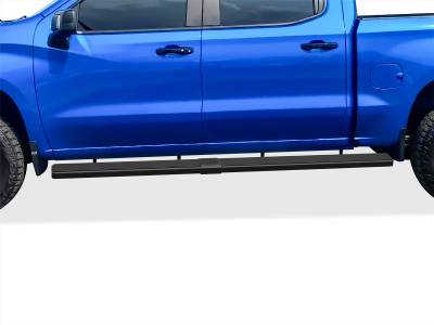 APS - APS IStep W2W 5" Running Boards Black Silverado/Sierra Crew IB03WAG1SB