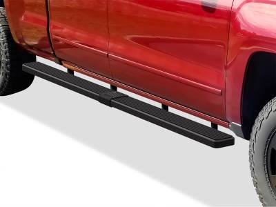 APS - APS IStep W2W 5" Running Boards Black Silverado/Sierra Double IB03WAI5LB