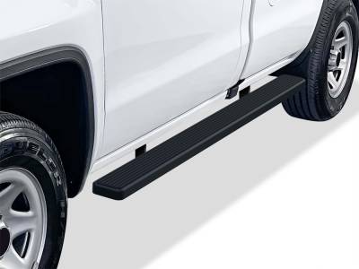 APS - APS IStep W2W 5" Running Boards Black Silverado/Sierra Reg IB03WAI6LB