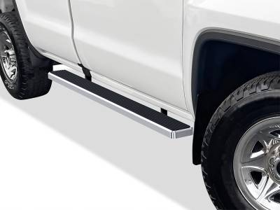 APS - APS IStep W2W 5" Running Boards Brushed Silverado/Sierra Reg IB03WAI6LC