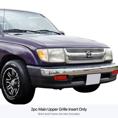 APS - APS Stainless Billet Grille Polish for 98-00 Toyota Tacoma GR20FFE63S