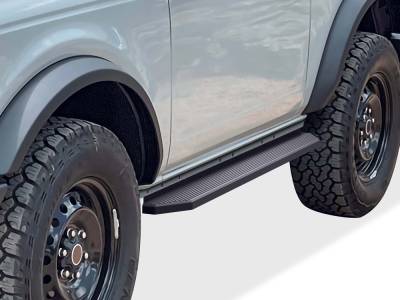 APS - APS H-Series Running Boards Black 21-25 Ford Bronco 2DR IB06RCA2H