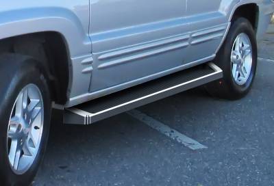 APS - APS IRunning Running Boards Polish for 99-04 Grand Cherokee Laredo IB10RIF1A
