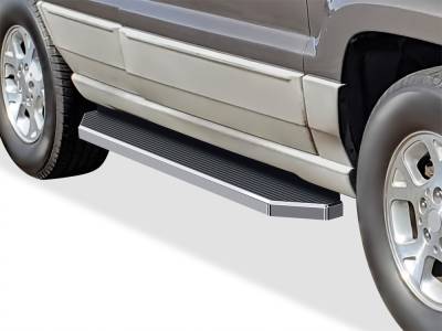 APS - APS H-Series Running Boards Polish for 99-04 Grand Cherokee Laredo IB10RIF1Y