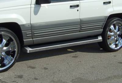 APS - APS IRunning Running Boards Polish for 93-98 Grand Cherokee Laredo IB10RIF2A
