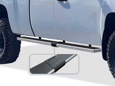 APS - APS IStep W2W 5" Running Boards Brushed Silverado/Sierra Ext IB03WJJ4LA