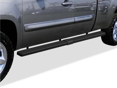 APS - APS IStep W2W 5" Running Boards Black Silverado/Sierra Ext IB03WJJ4LB