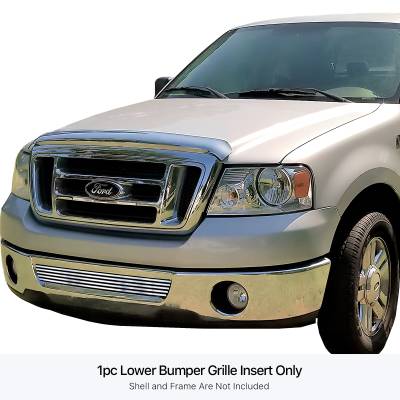 APS - APS GR06FEC52S Stainless Billet Bumper Grille Polish for 06-08 Ford F150