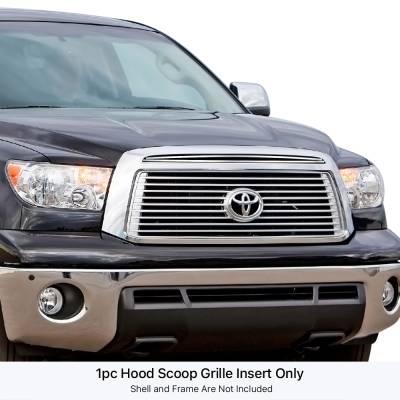 APS - APS Stainless Billet Hood Grille Polish for 10-13 Toyota Tundra GR20FFH38S