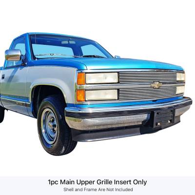 APS - APS Stainless Billet Grille Polish 88-93 Chevrolet C/K Truck GR03HEJ01S