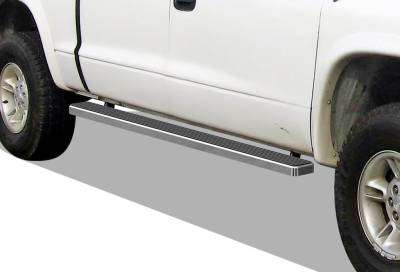 APS - APS IStep 5" Running Boards Brushed for 00-04 Dodge Dakota Quad IB04EAD9C