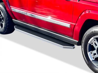 APS - APS H-Series Running Boards Polish for 05-10 Grand Cherokee/Commander IB10RIF3Y