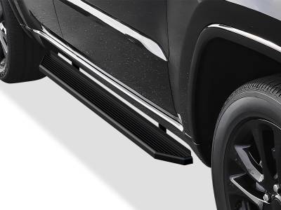 APS - APS IB10RIF4H H-Series Running Boards Black for 11-22 Jeep Grand Cherokee