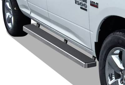 APS - APS IStep 5" Running Boards Brushed for 09-18 RAM 1500 Quad IB04EAG9A