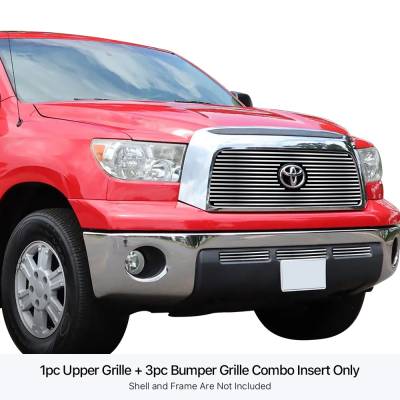 APS - APS Stainless Billet Grille Polish for 07-09 Toyota Tundra GR20FGH41S