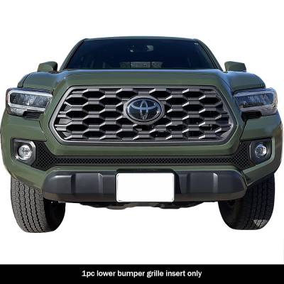 APS - APS Wire Mesh Bumper Grille Black for 16-23 Toyota Tacoma GR20GEA81K