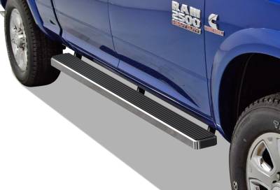 APS - APS IStep 5" Running Boards Brushed for 09-18 RAM 1500/HD Crew IB04EBJ8A