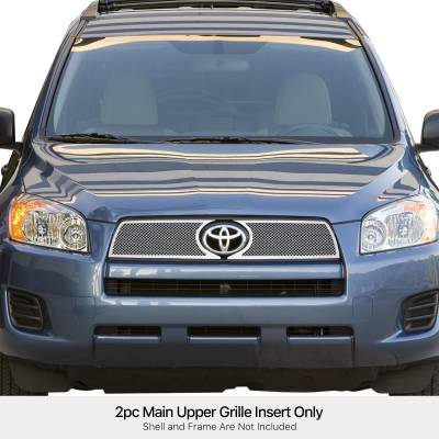 APS - APS Wire Mesh Grille Polish for 09-12 Toyota RAV4 GR20GEE78T