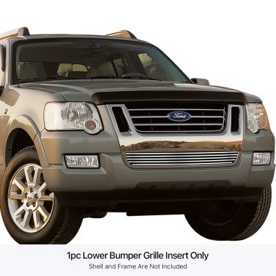 APS - APS Stainless Billet Bumper Grille Polish 07-10 Explorer Sport Trac GR06FEE29S