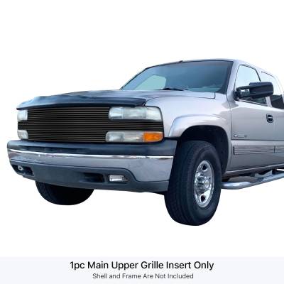 APS - APS Stainless Billet Grille Black Silverado 1500/Tahoe/Suburban GR03HEJ25J