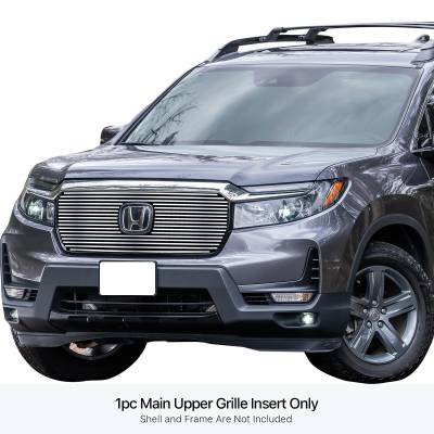 APS - APS Stainless Billet Grille Polish 21-25 Honda Ridgeline GR08FEA87S