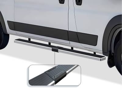 APS - APS IStep 5" Running Boards Brushed for 14-25 RAM Promaster LWB IB04EDJ1A