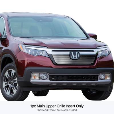 APS - APS Stainless Billet Grille Polish 17-20 Honda Ridgeline GR08FEA88S