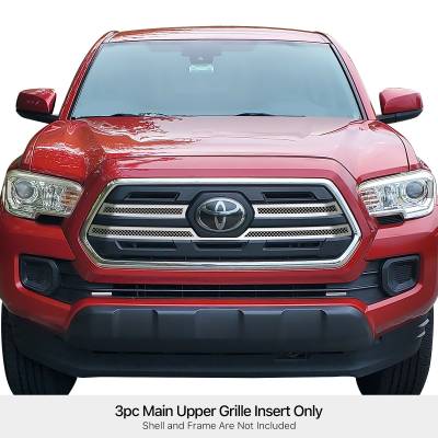 APS - APS Wire Mesh Grille Polish for 16-19 Toyota Tacoma SR5 GR20GFC29T