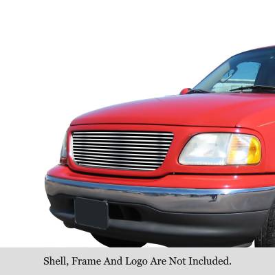 APS - APS Stainless Billet Grille Polish 99-03 Ford F150 GR06FEG13S