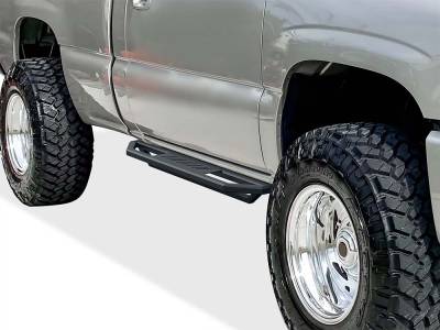 APS - APS Truck Armor Running Boards Black 99-06 Silverado/Sierra Reg IA03SJJ7B