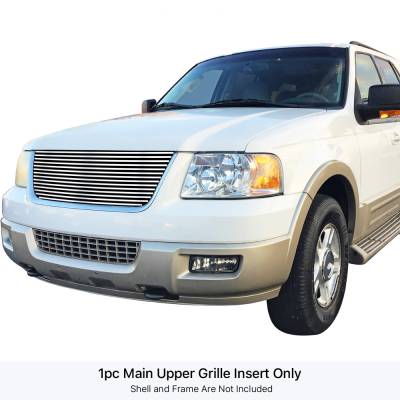 APS - APS Stainless Billet Grille Brushed 03-06 Ford Expedition GR06FEG15C