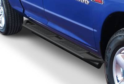 APS - APS Truck Armor Running Boards Black for 09-18 RAM 1500 Qaud IA04SAG9B
