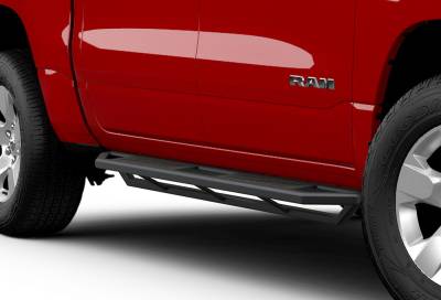 APS - APS Truck Armor Running Boards Black for 19-25 RAM 1500 Crew IA04SBE8B
