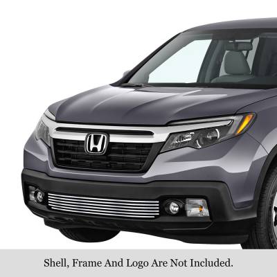 APS - APS Stainless Billet Bumper Grille Polish 17-20 Honda Ridgeline GR08FEJ05S