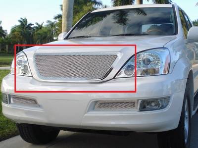 APS - APS Wire Mesh Grille Polish for 03-09 Lexus GX470 GR20GFE81T