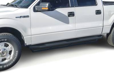 APS - APS Truck Armor Running Boards Black 09-14 Ford F150 Crew IA06SAG7B