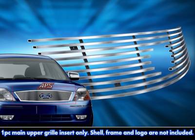 APS - APS Stainless Billet Grille Brushed 05-07 Ford Five Hundred GR06FEG50C