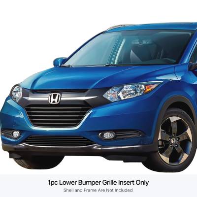 APS - APS Stainless Billet Bumper Grille Black 16-18 Honda HR-V GR08FFC15J
