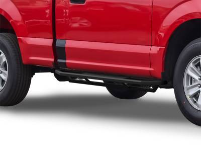 APS - APS Truck Armor Running Boards Black 15-25 F150/Super Duty Reg IA06SAH9B