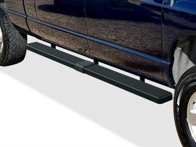 APS - APS IStep 5" Running Boards Black for 06-08 RAM Mega IB04EJD8B