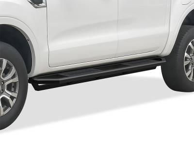 APS - APS Truck Armor Running Boards Black 19-23 Ford Rangler Crew IA06SBC9B