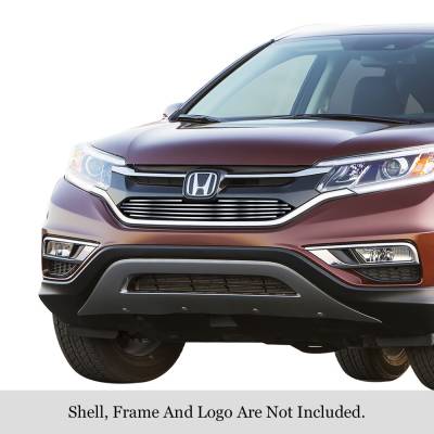 APS - APS Stainless Billet Grille Brushed 15-16 Honda CR-V GR08FFD21C