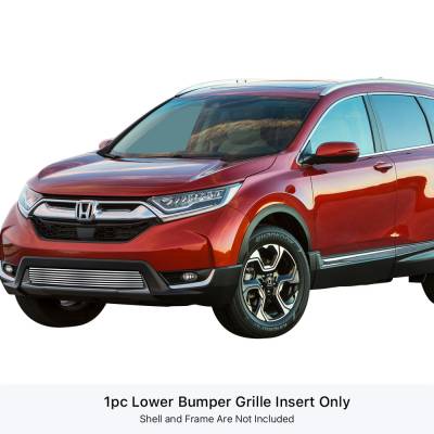 APS - APS Stainless Billet Bumper Grille Polish 17-19 Honda CR-V GR08FFD23S