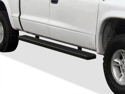 APS - APS IStep 6" Running Boards Black for 00-04 Dodge Dakota Quad IB04FAD9B