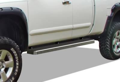 APS - APS IStep 5" Running Boards Brushed for 04-25 Titan/XD King IB14EJD9A