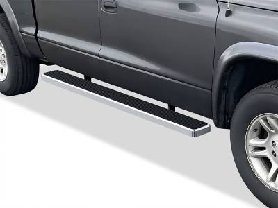 APS - APS IStep 6" Running Boards Brushed for 00-04 Dodge Dakota Quad IB04FAD9C