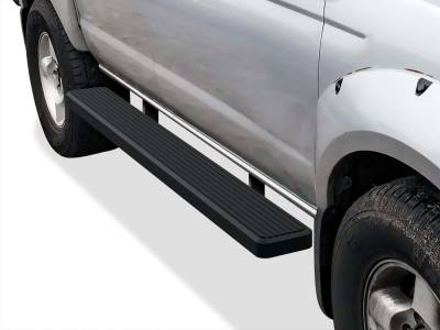 APS - APS IB14FBB5B IStep 6" Running Boards Black for 99-04 Nissan Frontier Crew