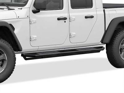 APS - APS Truck Armor Running Boards Black for 20-25 Gladiator JT IA10SAA5B