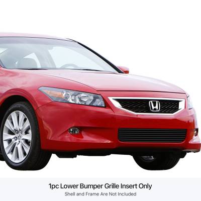 APS - APS Stainless Billet Bumper Grille Black 08-10 Honda Accord Coupe GR08FFE57J