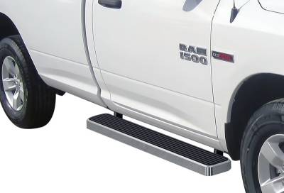 APS - APS IStep 6" Running Boards Brushed for 09-18 RAM 1500/HD Reg IB04FAG8A